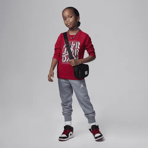Nike Air Jordan Little детские Pants набор цвет серый