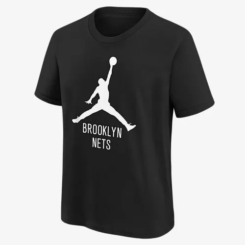 Nike Brooklyn Nets Essential Big дитячі Jordan NBA футболка колір чорний