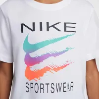 Nike Sportswear Big детские футболка цвет белый