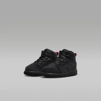 Nike Jordan 1 Mid SE Craft Baby/Toddler Кросівки колір сірий