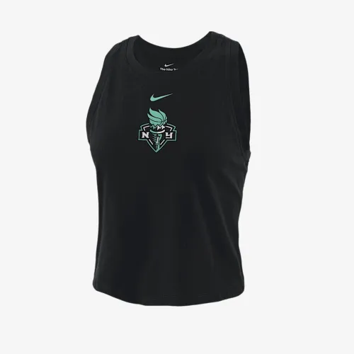 New York Liberty женская Nike WNBA Cropped Tank Top цвет черный