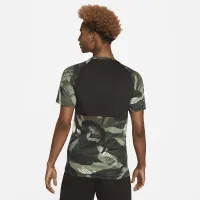 Nike Pro Dri-FIT мужские Short-Sleeve Slim Camo Top цвет коричневый
