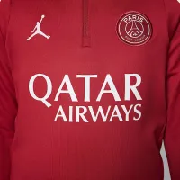 Nike Paris Saint-Germain Strike Fourth Big дитячі Jordan Soccer Knit Drill Top колір червоний