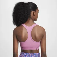 Nike Swoosh EasyOn Big детские (Girls') Sports Bra Pink