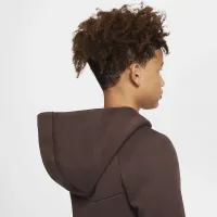 Nike Sportswear Tech Fleece Big детские Full-Zip Толстовка с капюшоном цвет коричневый