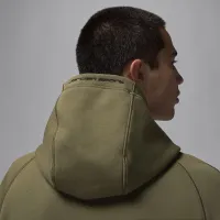 Nike Jordan Sport Hoop Fleece мужские Dri-FIT Full-Zip Толстовка с капюшоном цвет зеленый