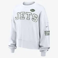New York Jets жіноча Nike NFL Pullover Crew колір білий