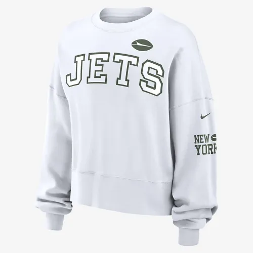 New York Jets женская Nike NFL Pullover Crew цвет белый