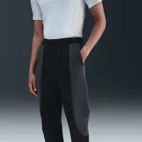 Nike Tech чоловічі Color-Block Open-Hem Fleece Pants колір чорний