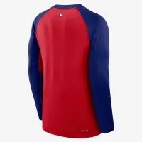 Texas Rangers Authentic Collection Game Time мужские Nike Dri-FIT MLB Pullover Crew цвет красный