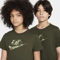 Nike Sportswear Big детские футболка цвет зеленый