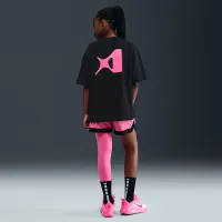 Nike A'ja Wilson Big детские Dri-FIT баскетбольные шорты Pink