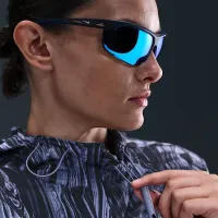 Nike Swift женская Repel UV Printed Running Куртка синий