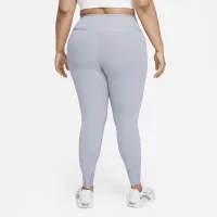 Nike Dri-FIT One Luxe жіноча Mid-Rise лосіни (великі розміри) колір сірий