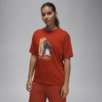 Nike Jordan женская Collage футболка цвет красный