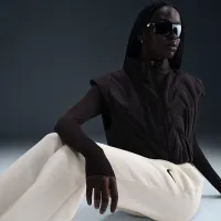 Nike Sportswear Phoenix Fleece женская Mid-Rise Open-Hem Pants цвет белый