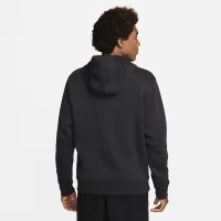 Nike Sportswear Club Fleece мужские Pullover Graphic Толстовка с капюшоном цвет черный
