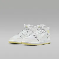 Nike Jordan 1 Mid Little дитячі Кросівки колір білий