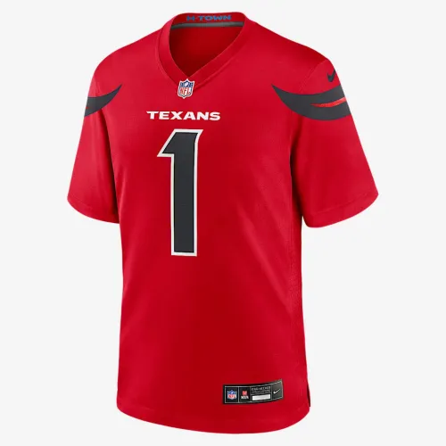 Stefon Diggs Houston Texans мужские Nike NFL Game Jersey цвет красный