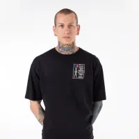 Футболка Champion T-shape Classic Print бавовняні218640-KK001 - Чорна