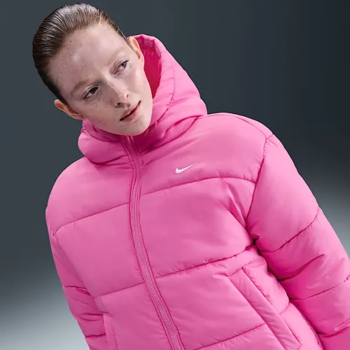 Nike Sportswear Classic Puffer жіноча Therma-FIT Loose Hooded Куртка Pink