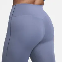 Nike Universa женская Medium-Support С высокой Талией 7/8 лосины с карманамисиний