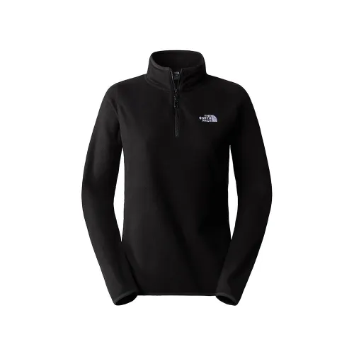 Кофта/футболка The North Face 100 Glacier 1/4 Zip Fleece 0A855MJK31 -  Черная