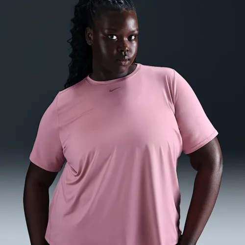 Nike One Classic женская Dri-FIT Short-Sleeve Top (большие размеры) Pink