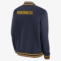 West Virginia Mountaineers Sideline чоловічі Nike College Full-Zip Bomber Куртка блакитний