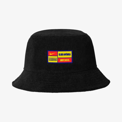 Club Америка Nike Soccer Corduroy Bucket Cap колір чорний