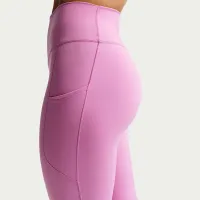 Nike One женская С высокой Талией 7/8 лосины с карманамицвет фиолетовый