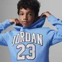 Nike Jordan Fleece Pullover Толстовка с капюшоном Big Kids Толстовка с капюшоном синий