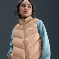 Nike Sportswear All Day Play Big детские Therma-FIT Loose-Fit Puffer Vest цвет коричневый