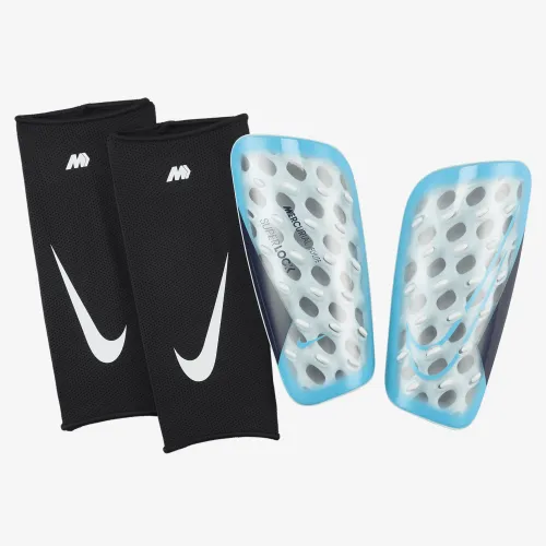 Nike Mercurial FlyLite SuperLock Soccer Shin Guards блакитний