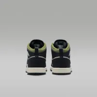 Nike Jordan 1 Mid SE Little детские Кроссовки цвет коричневый