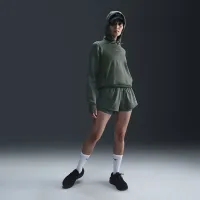 Nike Therma-FIT One женская Pullover Толстовка с капюшоном цвет зеленый