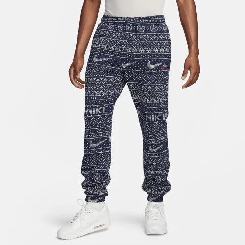 Nike Sportswear Club Fleece Holiday Pants синий