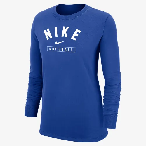 Nike Softball жіноча Long-Sleeve футболка блакитний