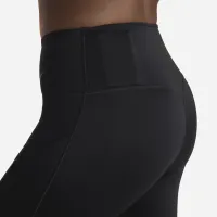 Nike Go женская Firm-Support Mid-Rise Full-Length лосины с карманамицвет черный