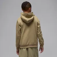 Nike Jordan Brooklyn Fleece Big детские Pullover Толстовка с капюшоном цвет коричневый