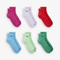 Nike Everyday Plus Cushioned тренувальні Ankle шкарпетки (6 пар) різнокольорові