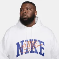 Nike Club Fleece чоловічі Pullover Толстовка з капюшоном колір білий