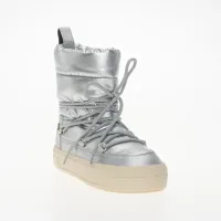 Кросівки Tommy Hilfiger Lace-Up Metallic Snowboot FW0FW08442-0IN - Срібні