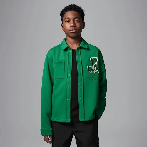 Nike Jordan Court of Legends Big детские Long Sleeve Knit Top цвет зеленый