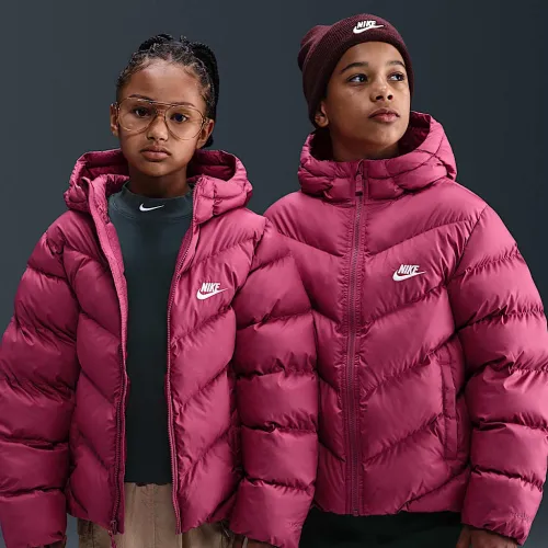 Nike Sportswear All Day Play Big дитячі Therma-FIT Loose-Fit Puffer Куртка колір фіолетовий