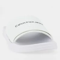 Шлёпанцы Calvin Klein Slide Monogram TPU YM0YM00361-YBR - Белые