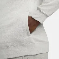 Nike Sportswear Club мужские Brushed-Back 1/2-Zip Pullover цвет серый
