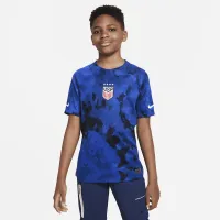 USWNT 2022/23 Stadium Away Big дитячі Nike Dri-FIT Soccer Jersey блакитний