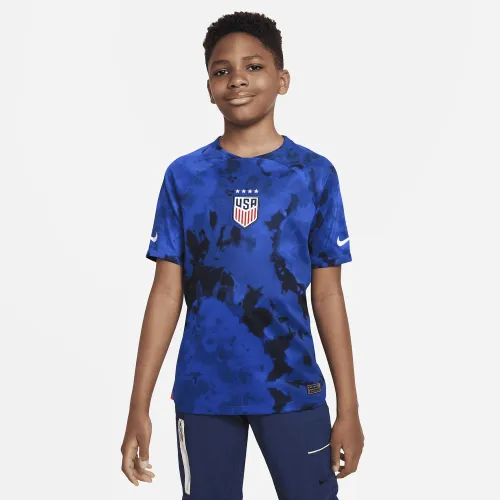 USWNT 2022/23 Stadium Away Big дитячі Nike Dri-FIT Soccer Jersey блакитний