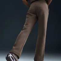 Nike Sportswear Phoenix Fleece женская Mid-Rise Open-Hem Pants цвет коричневый